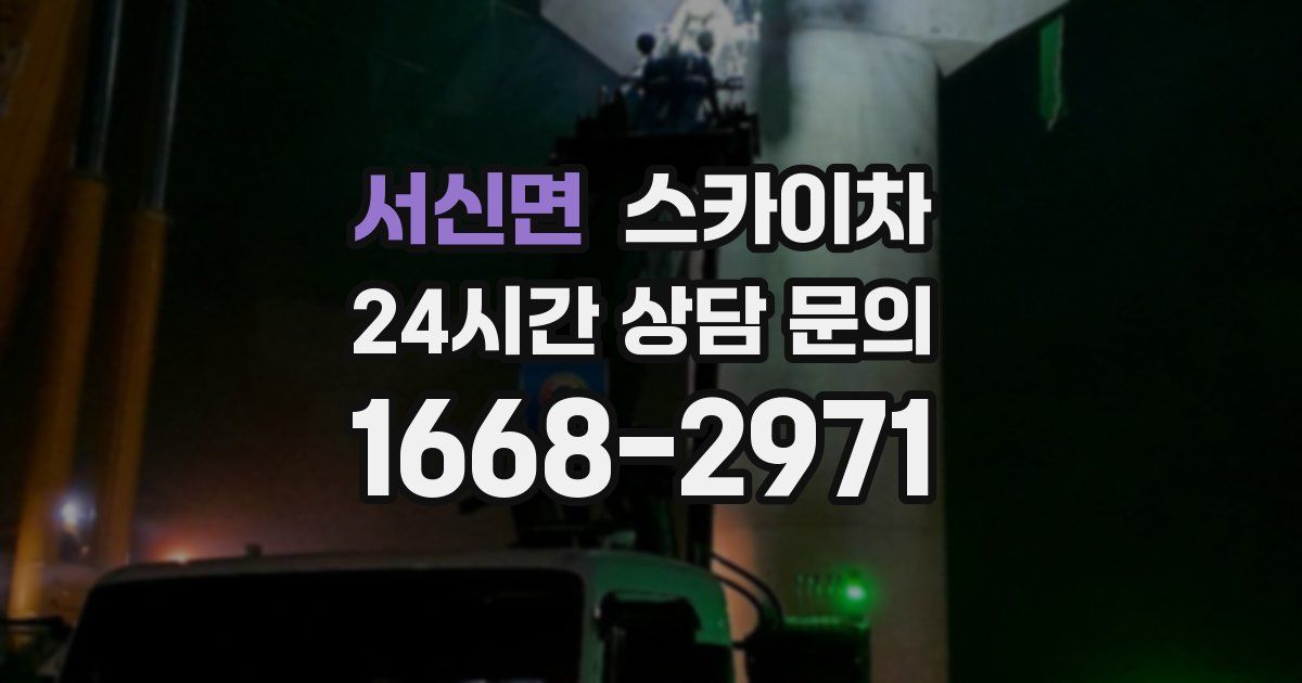 서신면 스카이차