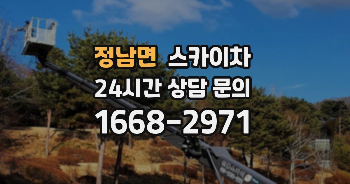 정남면 스카이차