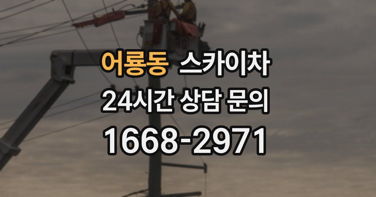 어룡동 스카이차