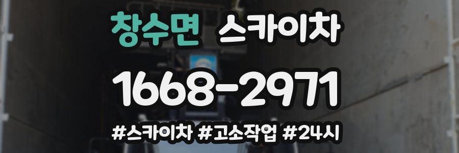 창수면 스카이차