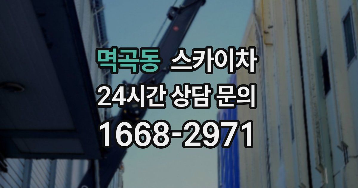 멱곡동 스카이차