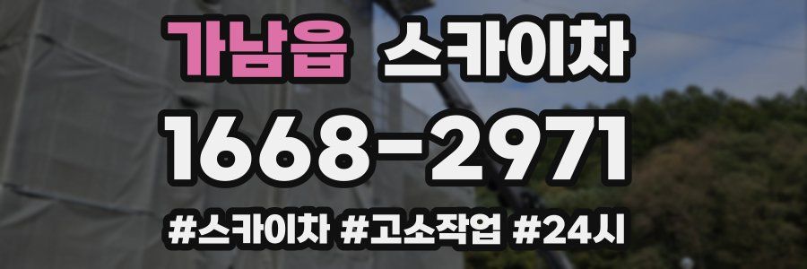 가남읍 스카이차