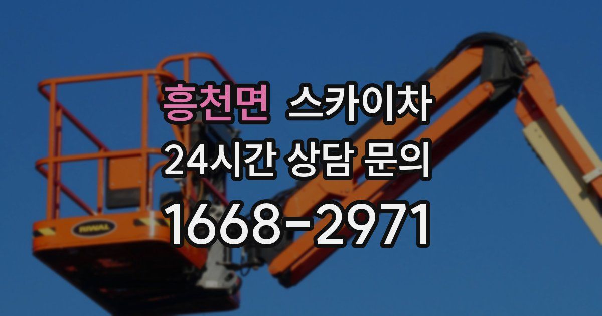 흥천면 스카이차