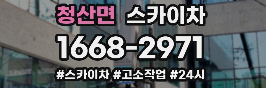 청산면 스카이차