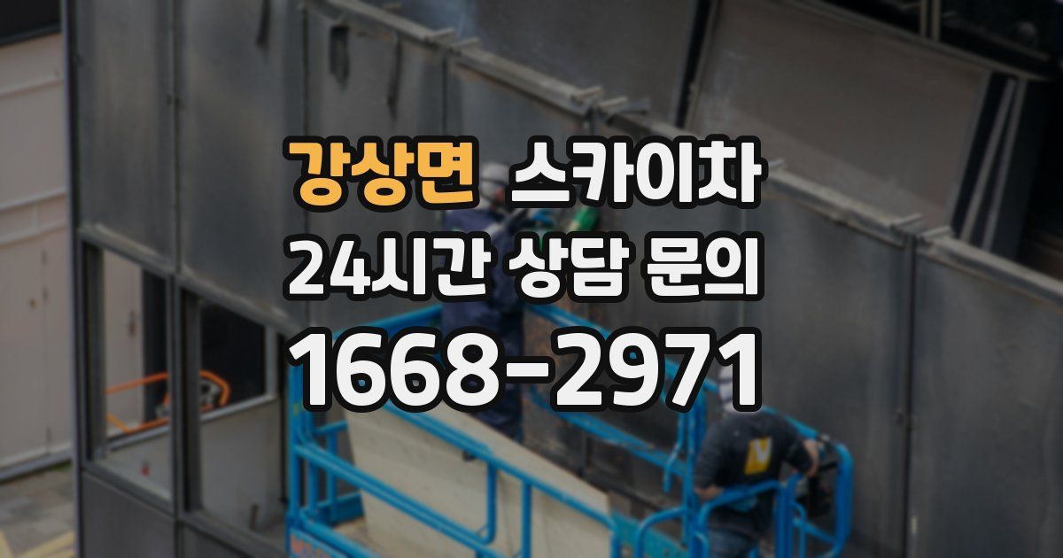 강상면 스카이차