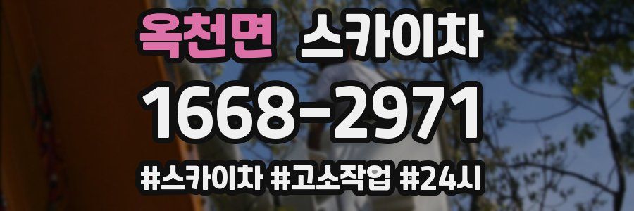 옥천면 스카이차