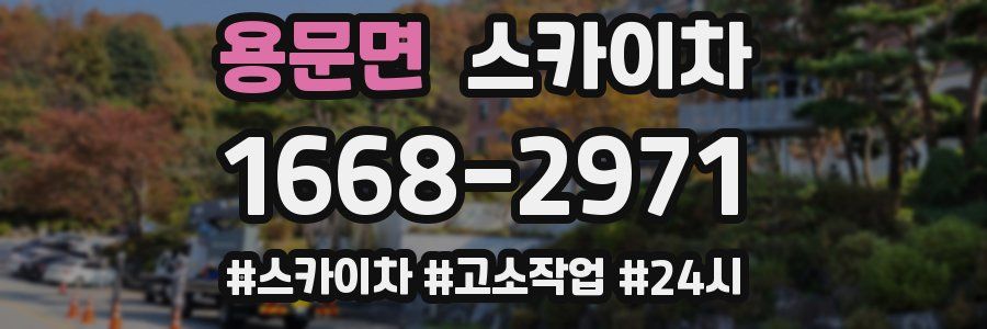 용문면 스카이차