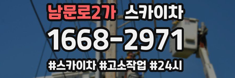 남문로2가 스카이차