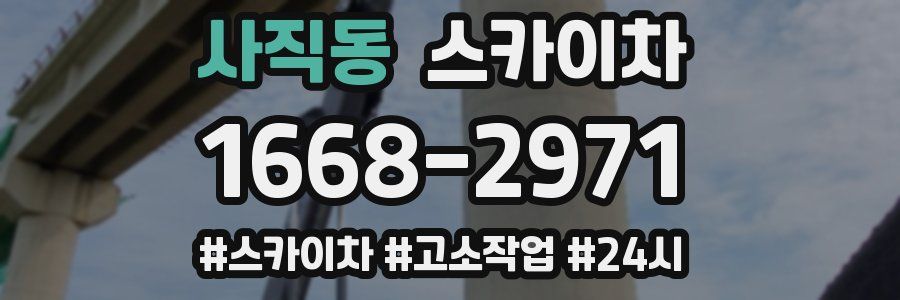 사직동 스카이차