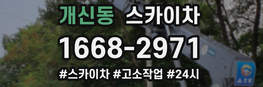 개신동 스카이차