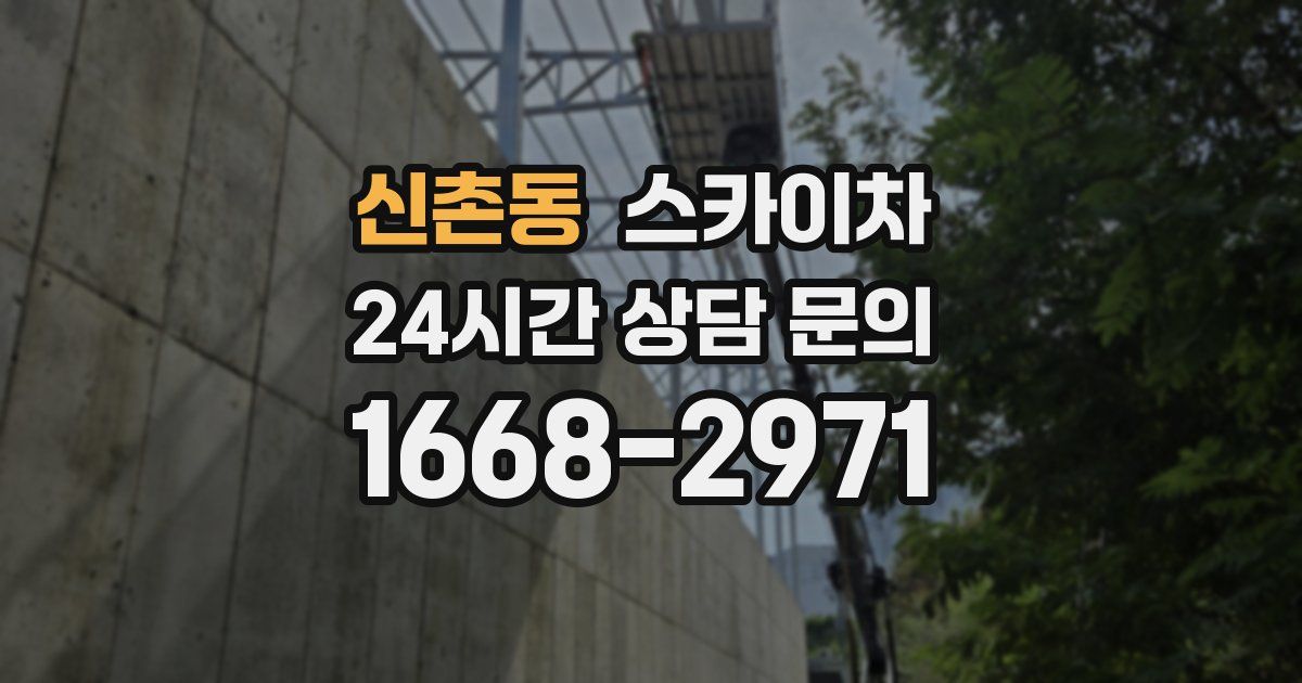 신촌동 스카이차