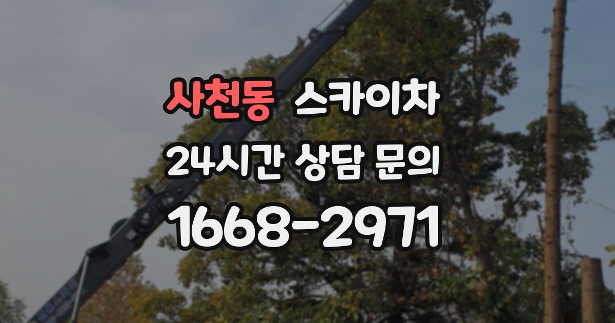 사천동 스카이차