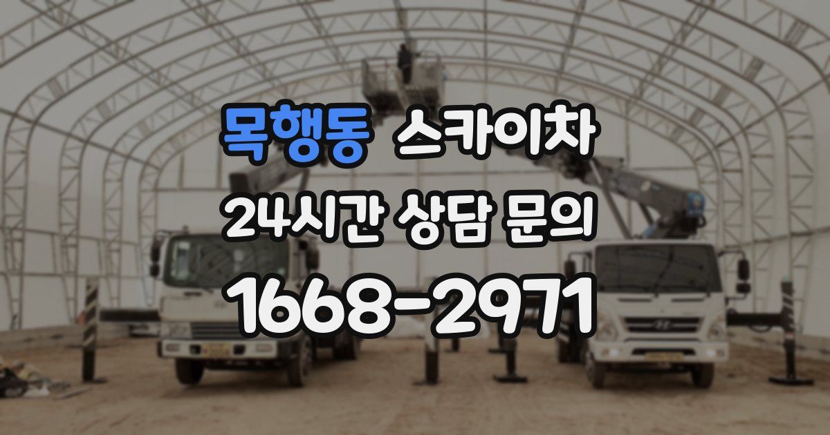 목행동 스카이차