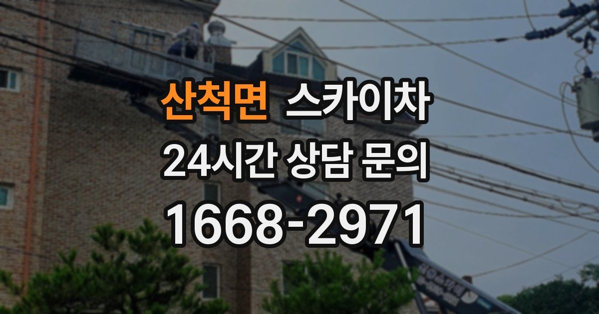 산척면 스카이차