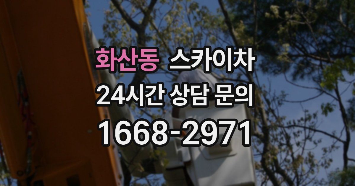 화산동 스카이차