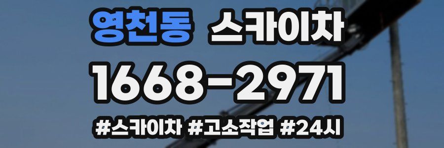 영천동 스카이차