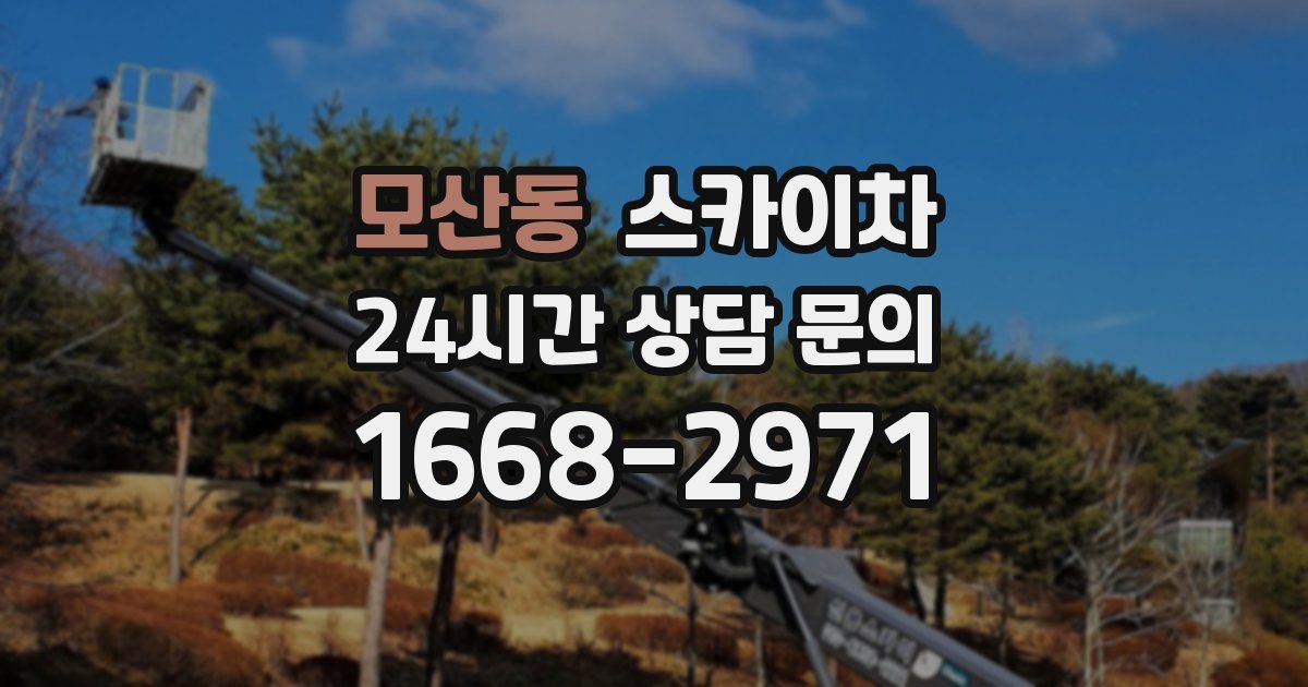 모산동 스카이차