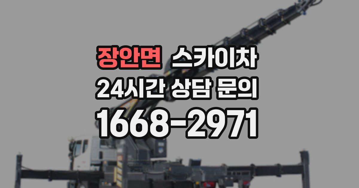 장안면 스카이차