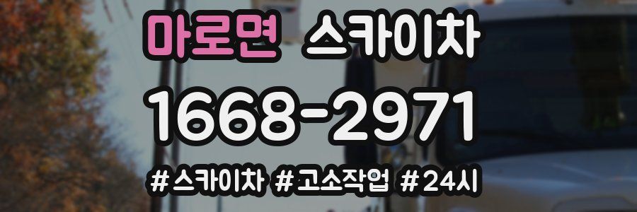 마로면 스카이차