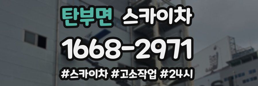 탄부면 스카이차