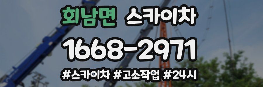 회남면 스카이차