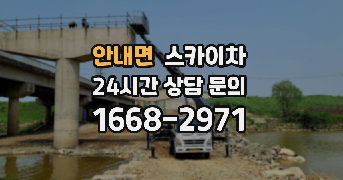안내면 스카이차