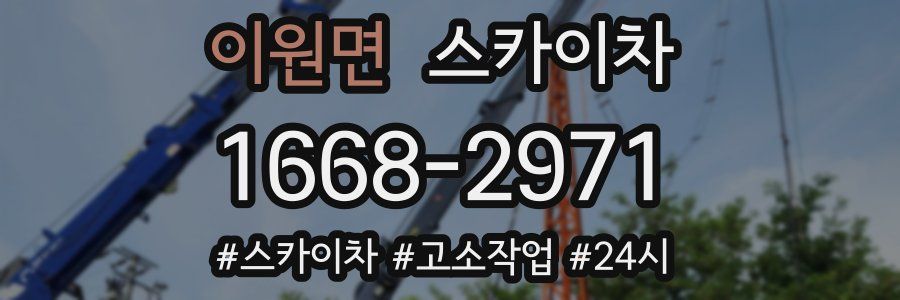 이원면 스카이차