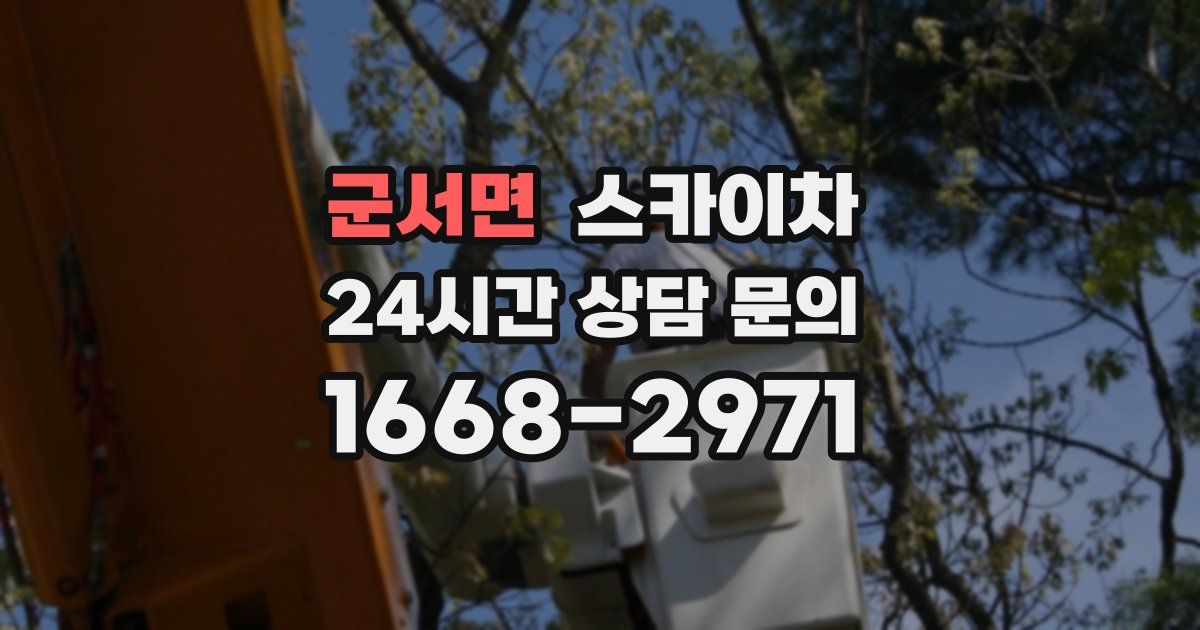 군서면 스카이차