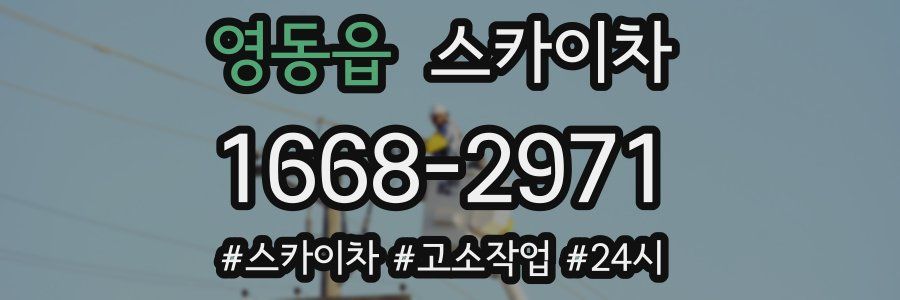 영동읍 스카이차