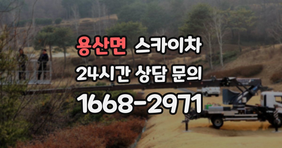 용산면 스카이차