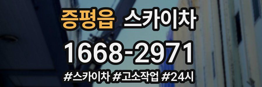 증평읍 스카이차