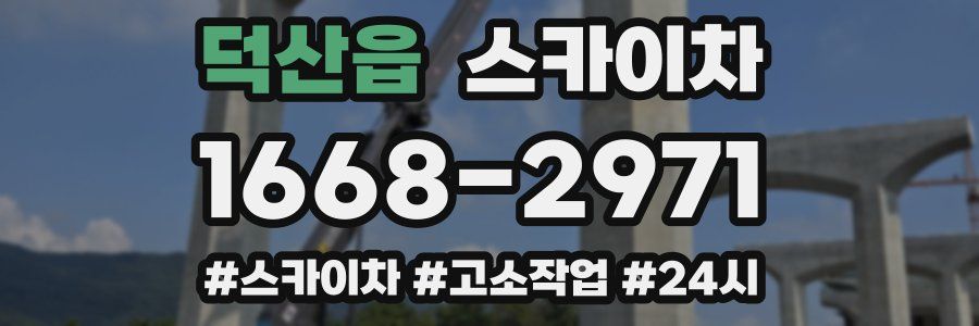 덕산읍 스카이차