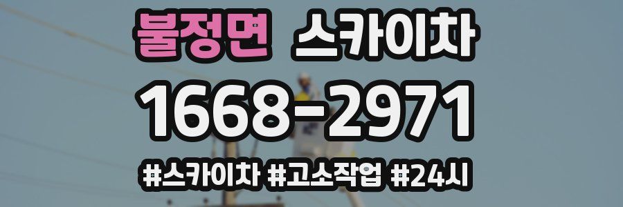 불정면 스카이차