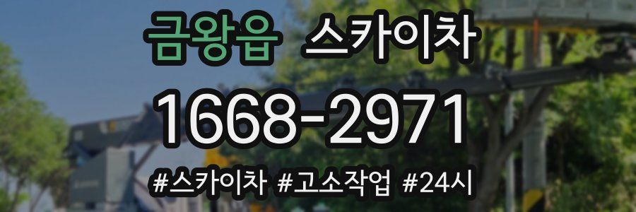 금왕읍 스카이차