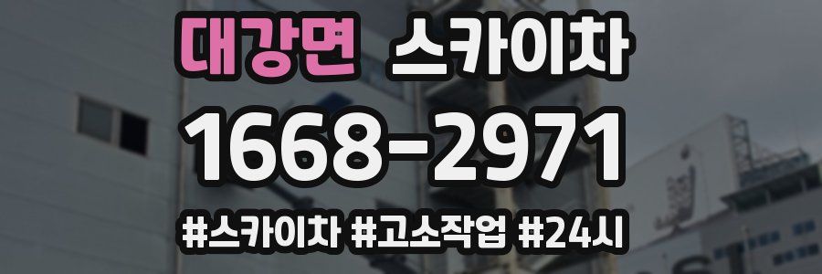 대강면 스카이차