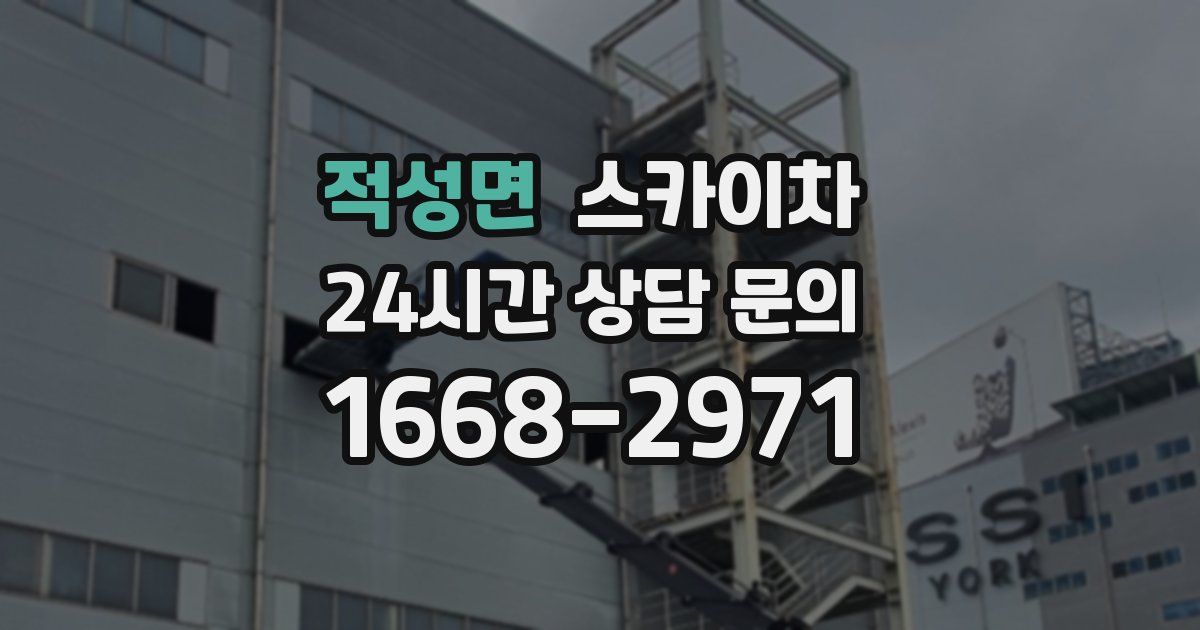 적성면 스카이차