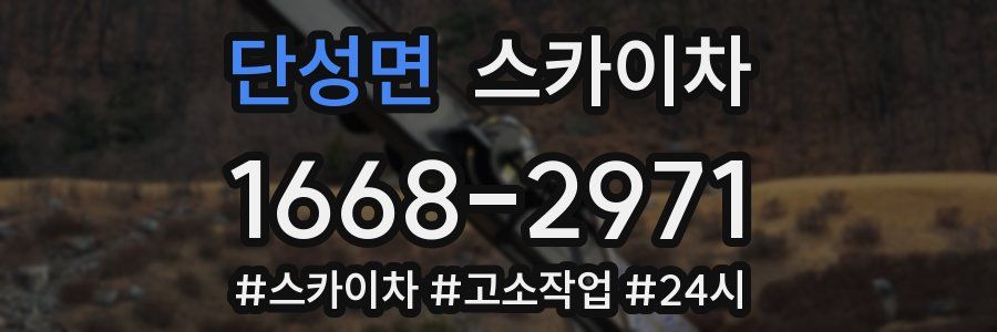 단성면 스카이차