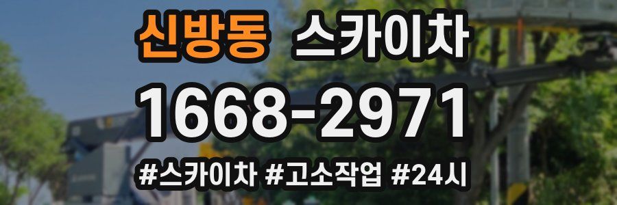 신방동 스카이차