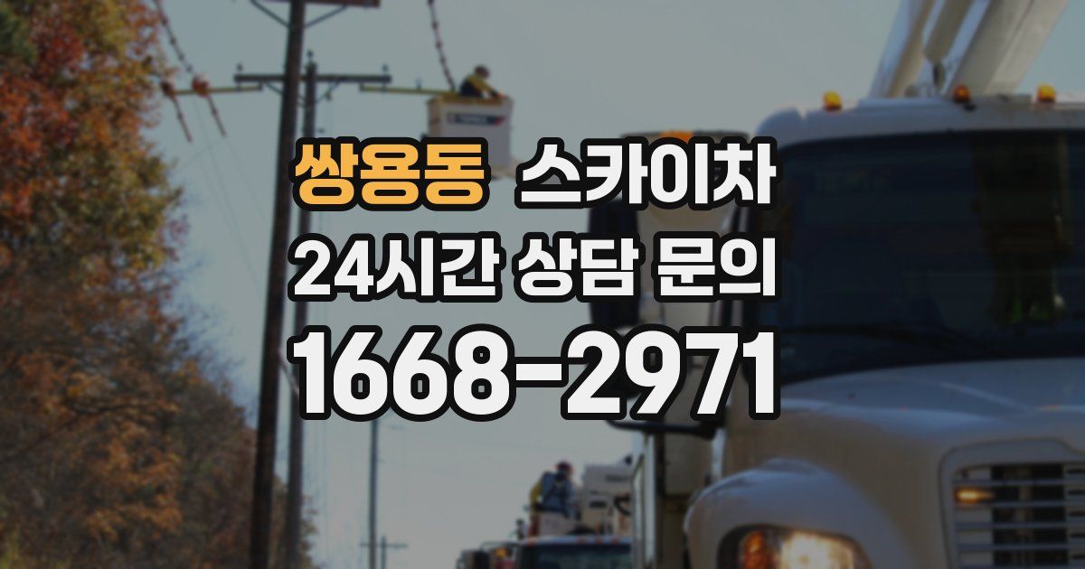 쌍용동 스카이차