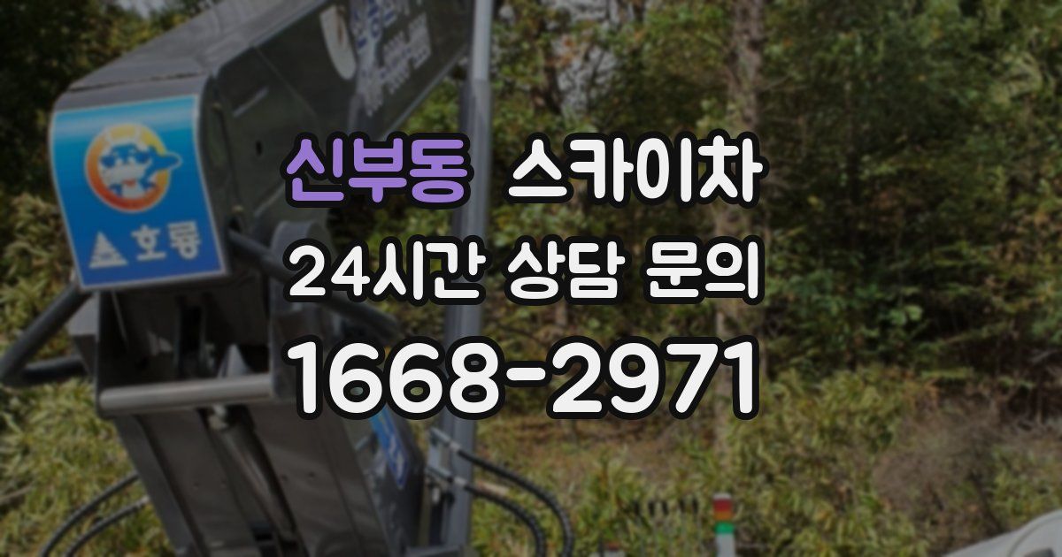 신부동 스카이차