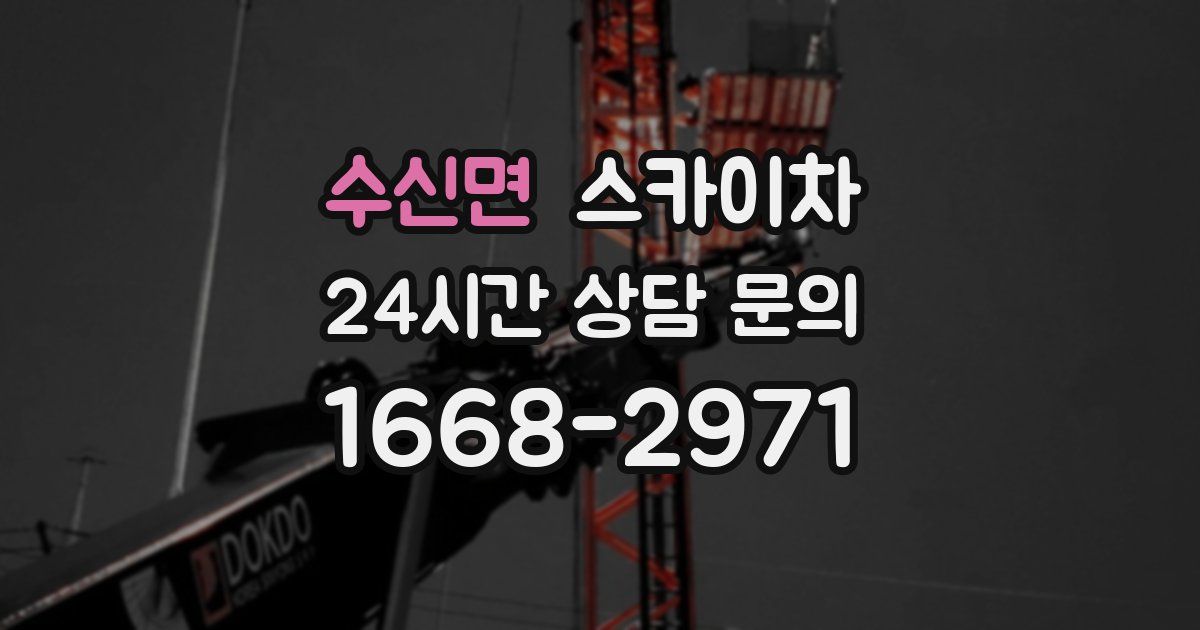 수신면 스카이차