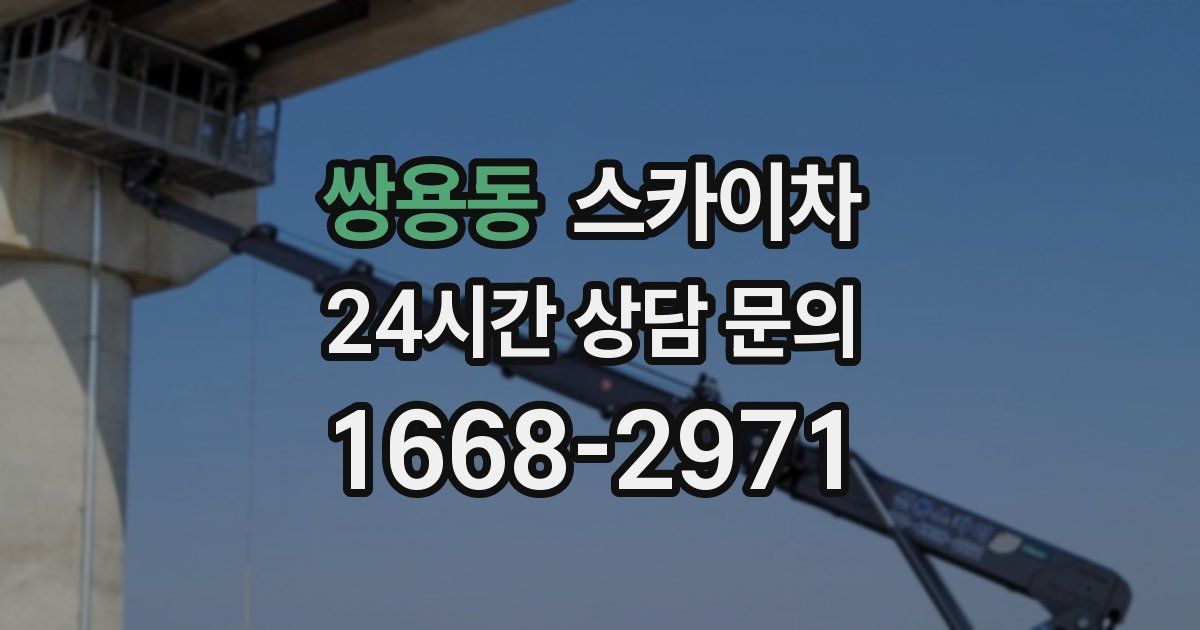 쌍용동 스카이차