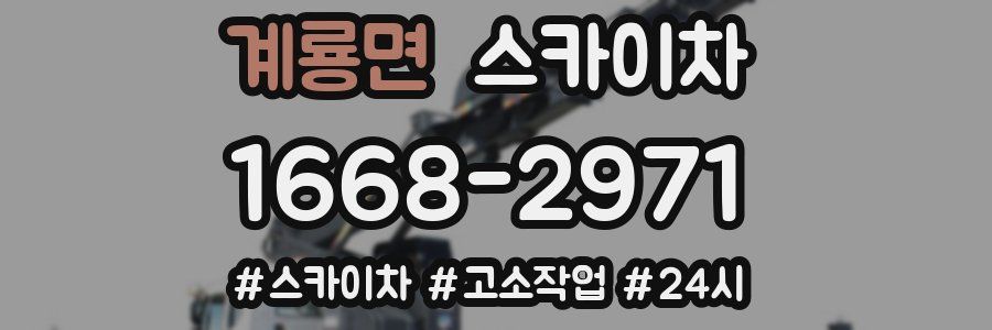 계룡면 스카이차