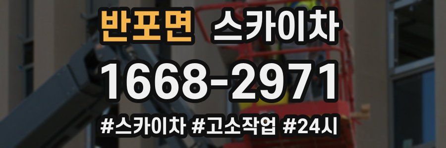 반포면 스카이차