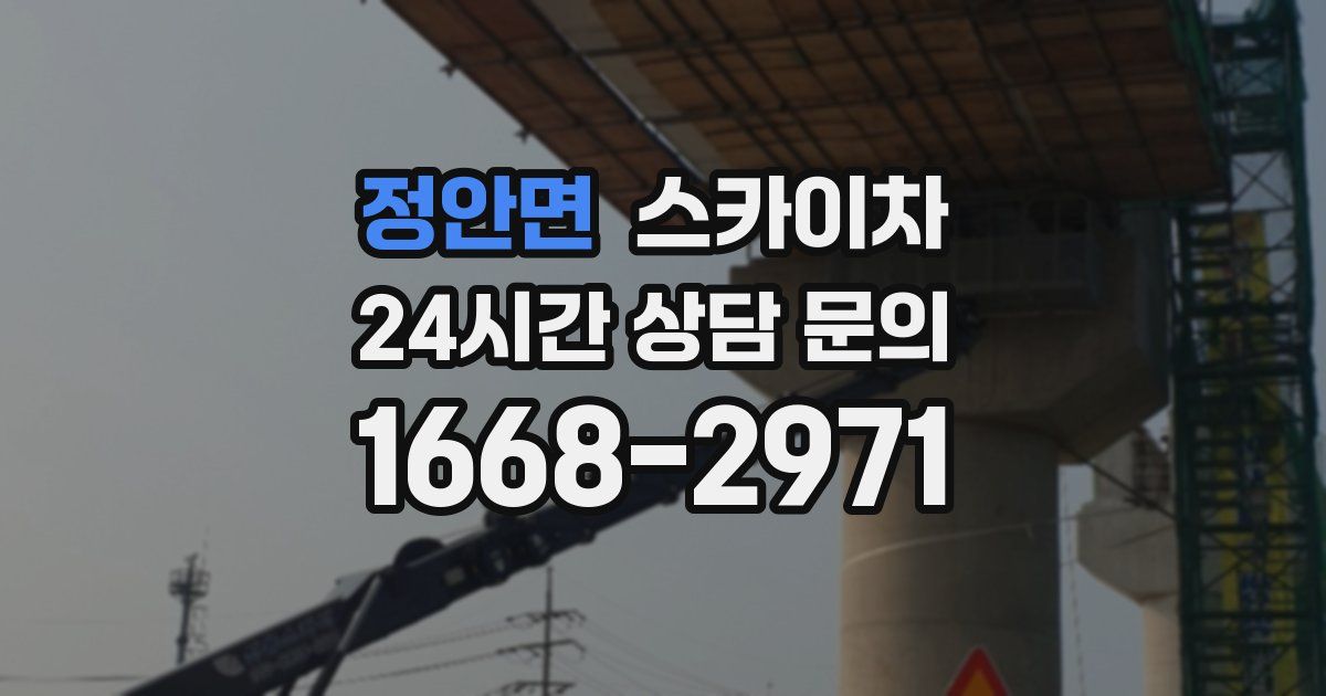 정안면 스카이차