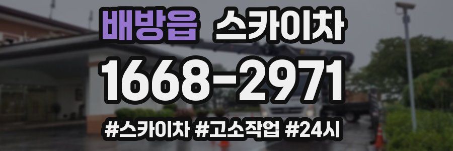 배방읍 스카이차
