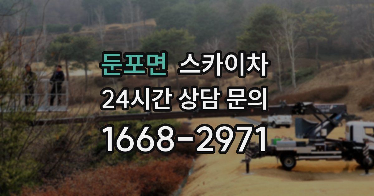 둔포면 스카이차