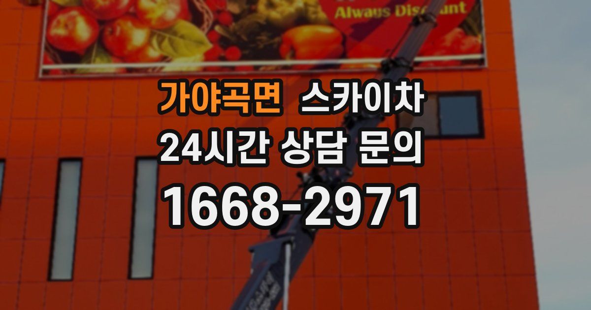 가야곡면 스카이차