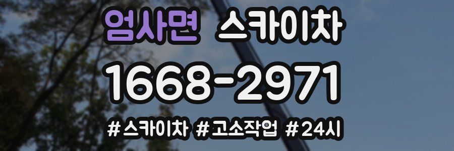 엄사면 스카이차