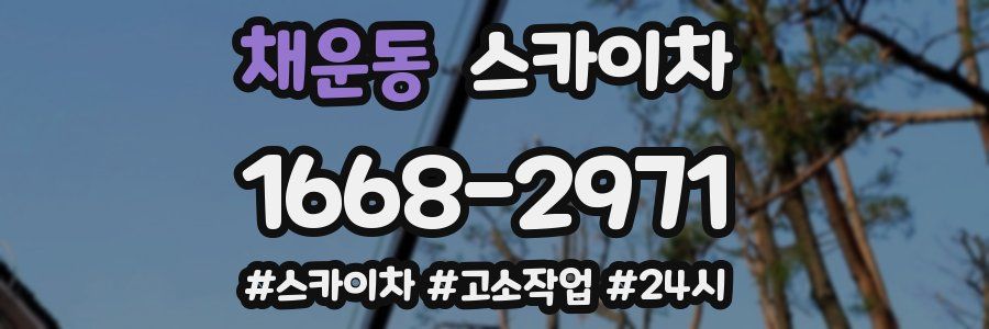 채운동 스카이차